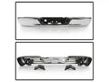 xTune 02-08 RAM 1500/03-09 2500/3500 OEM Style Steel Rear Bumper - Chrome (RB-DR02-SET-C)