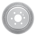 DFC 15-20 Chevrolet Colorado Rear Drill/Slot Geoperf Rotors 5000 Advanced Brake Pads w/Hardware