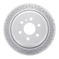 DFC 15-20 Chevrolet Colorado Rear Drill/Slot Geoperf Rotors 5000 Advanced Brake Pads w/Hardware