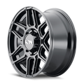 Cast Aluminum Wheels 146 GB 20x10 Gloss Black 6 On 135 Bolt Pattern -19 Offset ION Wheels