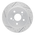 DFC 15-21 Lexus NX200t Rear Drilled & Slotted Geoperformance Rotors 5000 Advanced Pads w/Hardware