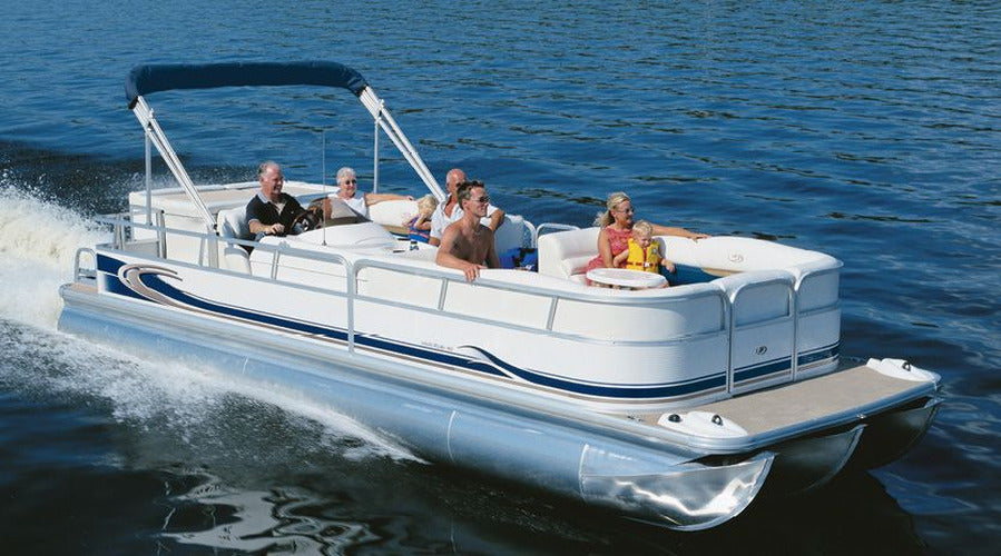 HOT SHOT BOAT COVERPONTOON 20FT1IN21FT 96INBLACK