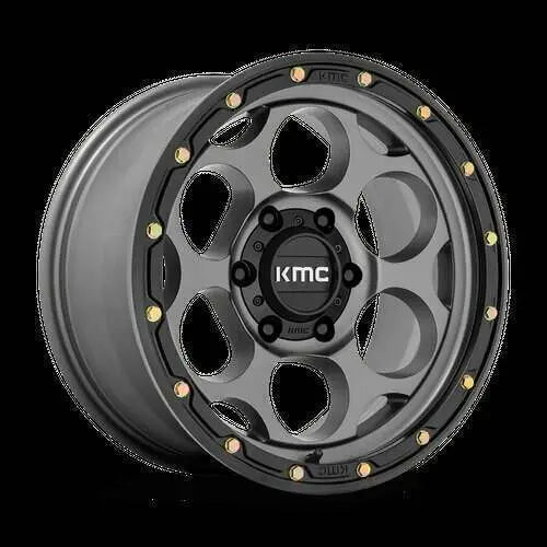 DIRTY HARRY 18x8.5 5x127.00 SATIN GRAY W/ BLACK LIP (18 mm)