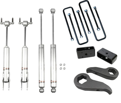 Freedom Offroad 3 Inch Front and 2 Inch Rear Leveling Kit w/ Shocks 20-Present Chevrolet/GMC 2500HD/3500HD Freedom Off-Road - FO-G505-KIT