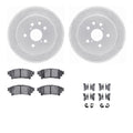 DFC 13-20 Lexus IS350 Rear Drilled & Slotted Geoperformance Rotors 5000 Advanced Pads w/Hardware