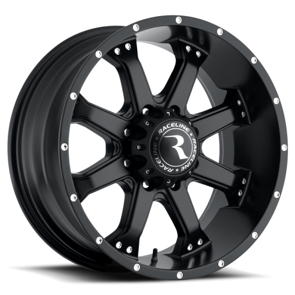 Raceline ASSAULT BLACK 18X9 5X5 25mm (6 B/S) - 991B-8905025