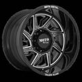 MO997 22X12 6X135 G-BLK MILL -44MM