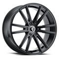 KRAZE LUSSO KR190 GLOSS BLACK 20X8.5 5-112 38MM 66.56MM