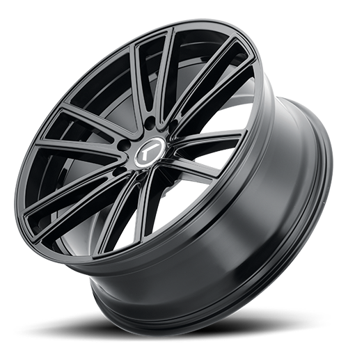 KRAZE LUSSO KR190 GLOSS BLACK 20X8.5 5-112 38MM 66.56MM