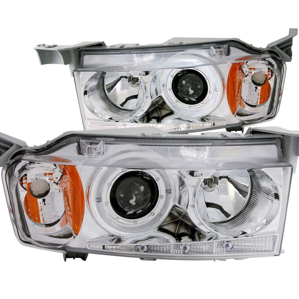 0407 SCION XB G2 PROJECTOR HALO CHROME CLEAR HEADLIGHTS