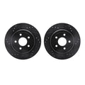 R1 Concepts Brake Rotor- D/S - Black Fits Chevrolet Cobalt