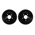 R1 Concepts Brake Rotor- D/S - Black Fits Hyundai XG300