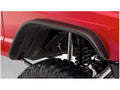 Black Jeep Flat Style Textured Finish Front Fender Flares For 1984-2001 Jeep Cherokee Bushwacker