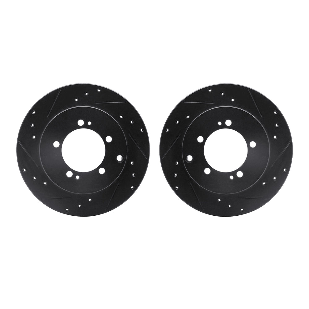 R1 Concepts Brake Rotor- D/S - Black Fits Dodge Stealth