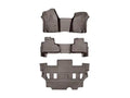 WeatherTech Cocoa Front Rear and Rear Floorliners - Over The Hump Fits -20-20 Tahoe 475431-47607-2-7
