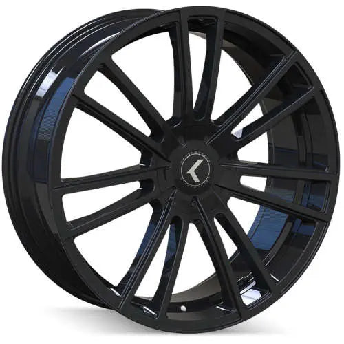 KRAZE SPECTRA 183 GLOSS BLACK 20X8.5 5-112 5-120 38MM 74.1MM