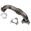 Wehrli Passenger Up Pipe w Gaskets (Twin Turbo) 2in 01-04 LB7 Duramax Stainless Stainless 100648
