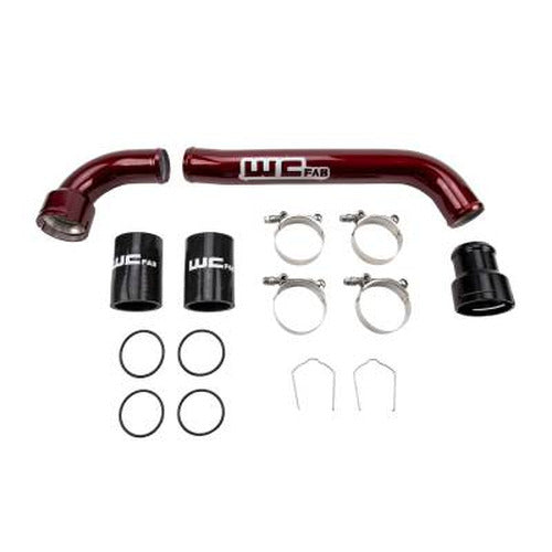 Wehrli Cold Side 3.5 in. Intercooler Pipe 17-25 Ford 6.7L Power Stroke Sparkle Bomber Sparkle Bomber Orange 100295-SBO