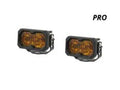 Diode Dynamics C2 2.0 Pro Yellow Flood Standard ABL (pair)
