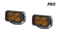 Diode Dynamics C2 2.0 Pro Yellow Flood Standard ABL (pair)