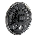 6045 MODEL 12V SAE/ECE LED FOG LIGHT W/BLACK INNER BEZEL 2 LIGHT KIT