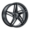 KRAZE MILANO KR195 SATIN BLACK 20X8.5 5-120 38MM 74.1MM