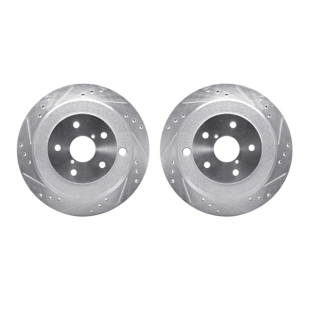 R1 Concepts Brake Rotor- D/S - Silver Fits Subaru B9