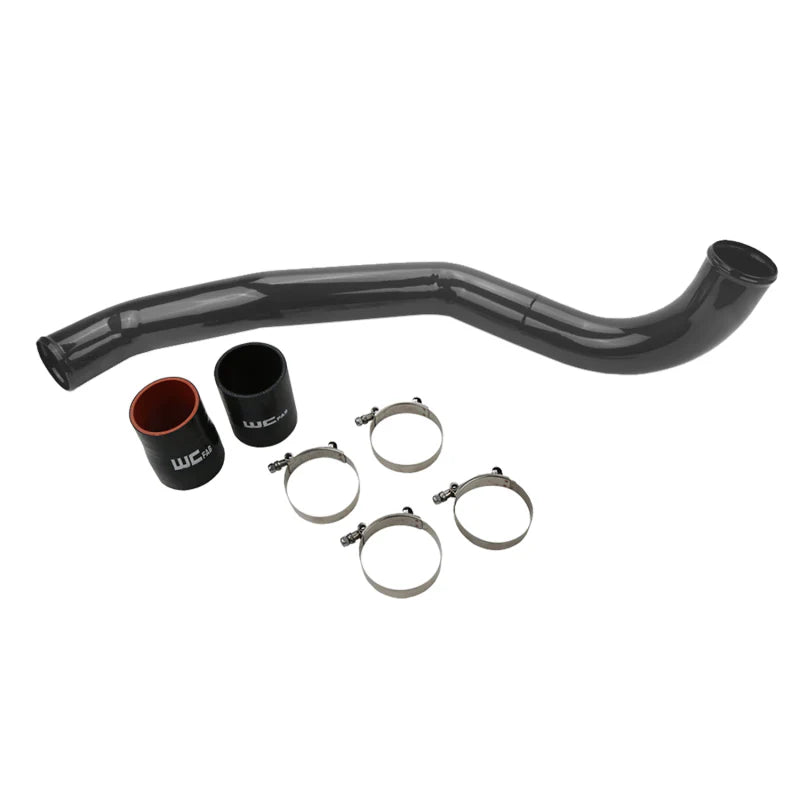 Wehrli Driver Side 3 in. Intercooler Pipe 17-19 Duramax L5P Bengal Silver Bengal Silver 100708-BS