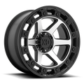 RAID 17X9 5X5.0 00MM SATIN BLACK MACHINED