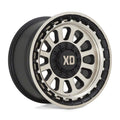 OMEGA 17x9 5x127.00/5x139.70 SATIN BLACK W/BRONZE TINT (0 mm)