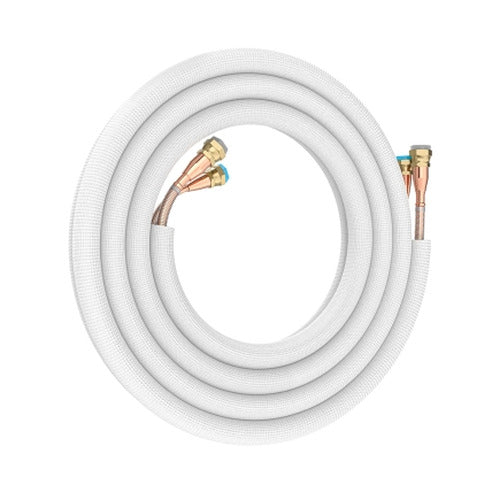 16FT 1/4 X 1/2 LINESET FOR DIY 18K INDOOR R454B WHITE