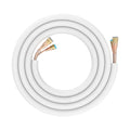 16FT 1/4 X 1/2 LINESET FOR DIY 18K INDOOR R454B WHITE