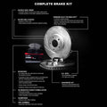 R1 Concepts Disc Brake Rotor Set Fits Subaru Forester