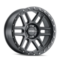 MAYHEM DELTA 8304 MATTE BLACK W MATTE BLACK LIP 20X9 6-135 0MM 87.1MM