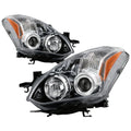 1013 ALTIMA COUPE HALOGEN ONLY (EX HID MODELS ) OEM STYLE HEADLIGHTS CHROME