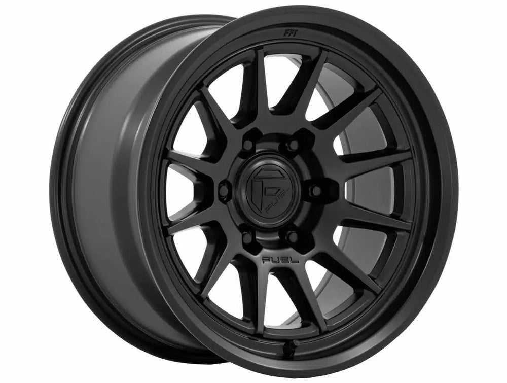FUEL WHEELS SPUR 17X8.5 6X5.5 106 25 M-BLK FLOW FORMED ALUMINUM MATTE BLACK FC902MX17856825