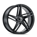 KRAZE MILANO KR195 SATIN BLACK 20X8.5 5-120 38MM 74.1MM
