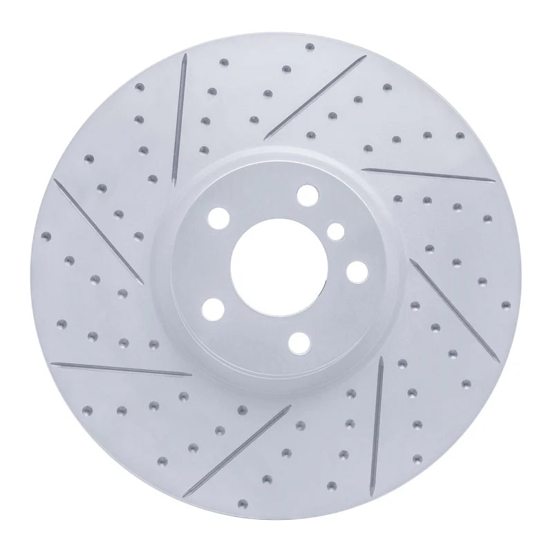 R1 10-11 BMW X6 Right Front Drilled & Slotted Geoperformance Rotor