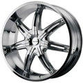 Wheel Pros KM665 22X9.5 5X4.5/5 G-BLK/MCH 30MM KM66522949530