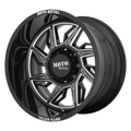 MO997 22X12 6X5.5 G-BLK MILL -44MM