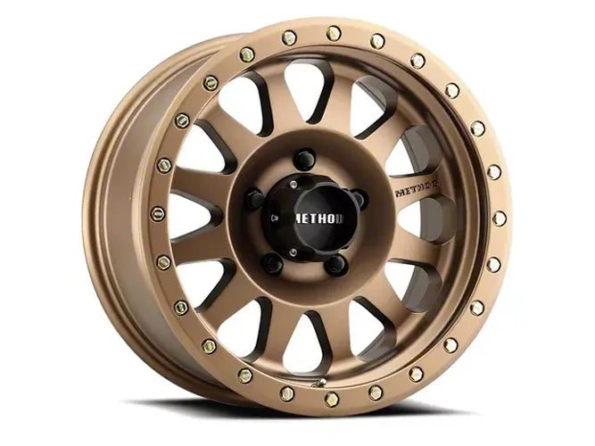 Method MR304 Double Standard 17x8.5 0mm Offset 8x6.5 130.81mm CB Method Bronze Wheel