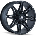 MAYHEM RAMPAGE 8090 MATTE BLACK 20X10 8-170 -25MM 125.2MM