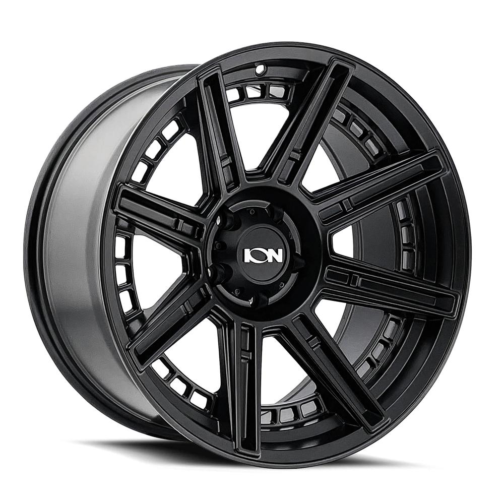 Cast Aluminum Wheels 149 MB 20x9 Matte Black 8 On 180 Bolt Pattern -12 Offset ION Wheels