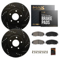 R1 E- Line Series Brake Rotor - D/S - Silver w/ Ceramic Pads Hdw Fits Dodge Raider