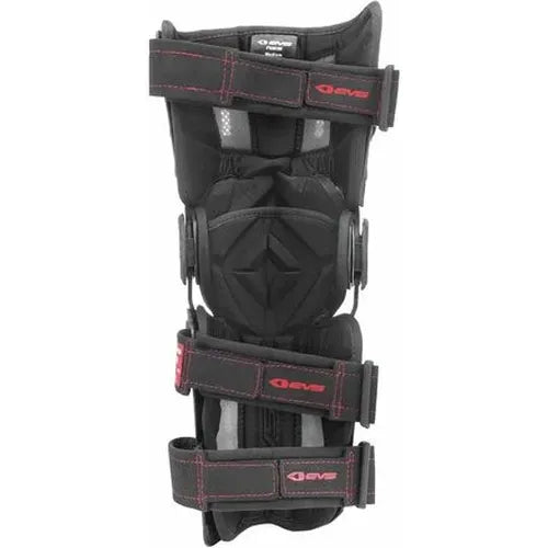 EVS RS9 Knee Brace Black Pair - XL