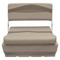 WISE BM1152 PREMIER SERIES PONTOON FLIP FLOP SEAT CUSHION SET MOCHA JAVA / MUSHROOM / CAF