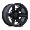 FUEL WHEELS GAMBIT 17X9 6X135 87 -12 M-BLK FLOW FORMED ALUMINUM MATTE BLACK FC892MX17906312N