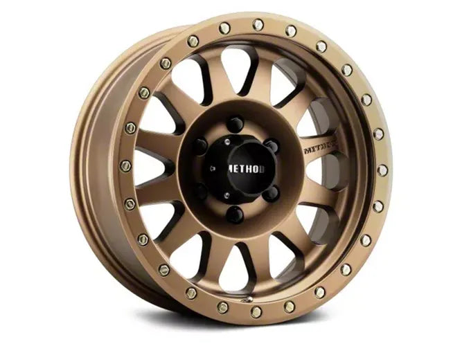 Method MR304 Double Standard 17x8.5 0mm Offset 5x5 94mm CB Method Bronze Wheel