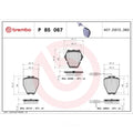 Brembo auto part close-up