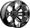Rough Country Torque Pulse Gloss Black 20x9 6x5.5 -12mm TW405C-20908333-12
